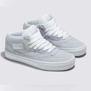 Vans Light Blue and White Skate Half Cab Sneakers